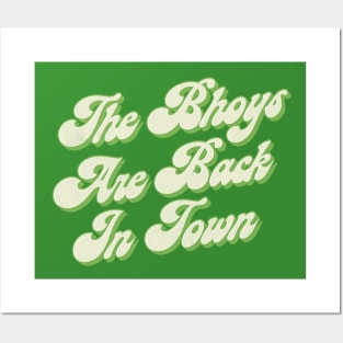 The Bhoys Are Back In Town Posters and Art